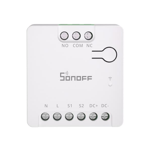 WiFi-switch med Matter-stöd, potentialfri kontakt och 12–48V AC/DC-kompatibilitet