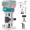 Miniatyrbillede 1 af 2: Trådløs router, børsteløs motor, variabel hastighedskontrol, 6 mm til 8 mm chuckdiameter,Ingen batteri