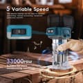 Pikkukuva 3 / 4: Sähkökäyttöinen käsitrimmeri, 800W teho, 33000RPM nopeus, 6.35mm holkki