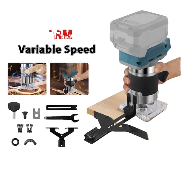 Sähkökäyttöinen käsitrimmeri, 800W teho, 33000RPM nopeus, 6.35mm holkki