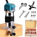 Miniatyrbillede 2 af 2: Træfræser, 800W kraftfuld motor, variabel hastighed 2000-31000 RPM,EU STIK 220V