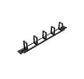 Miniatyrbillede 1 af 2: SOMI Networks, 19" værktøjsløs kabelstyringsstang med 5 stk. plastringe, CMB-02-TOL