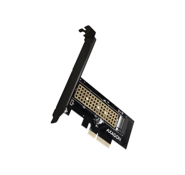 AXAGON, PCI-Express x4 interne adapter til tilslutning af en NVMe M.2 SSD disk til en computer, PCEM2-N