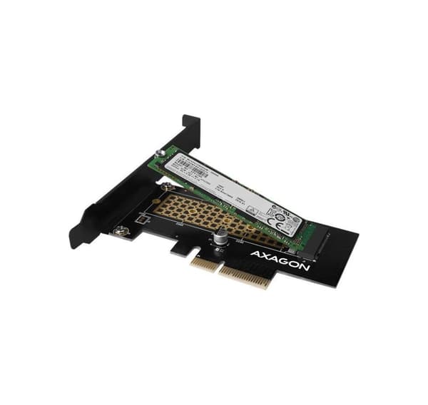 AXAGON, PCI-Express x4 interne adapter til tilslutning af en NVMe M.2 SSD disk til en computer, PCEM2-N
