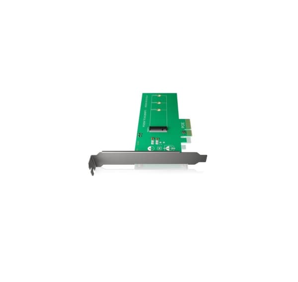 Icy Box IB-PCI208 PCIe-kortti, M.2 PCIe SSD - PCIe 3.0 x4 isäntä