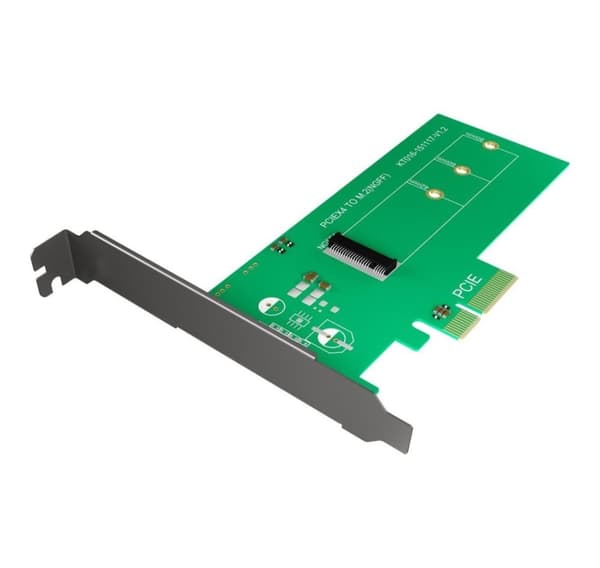 Icy Box IB-PCI208 PCIe-kortti, M.2 PCIe SSD - PCIe 3.0 x4 isäntä
