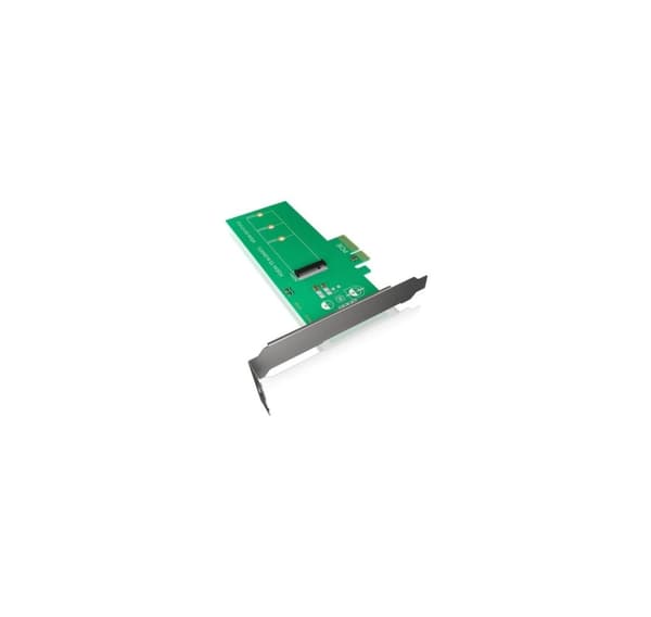 Icy Box IB-PCI208 PCIe-kortti, M.2 PCIe SSD - PCIe 3.0 x4 isäntä Vihreä