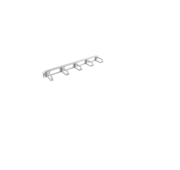 Lanberg, 19" kaapelinhallintapaneeli 5 rengasta - tyyppi B 1U, AK-1205-S