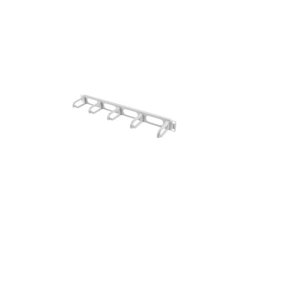 Lanberg, 19" kaapelinhallintapaneeli 5 rengasta - tyyppi B 1U, AK-1205-S