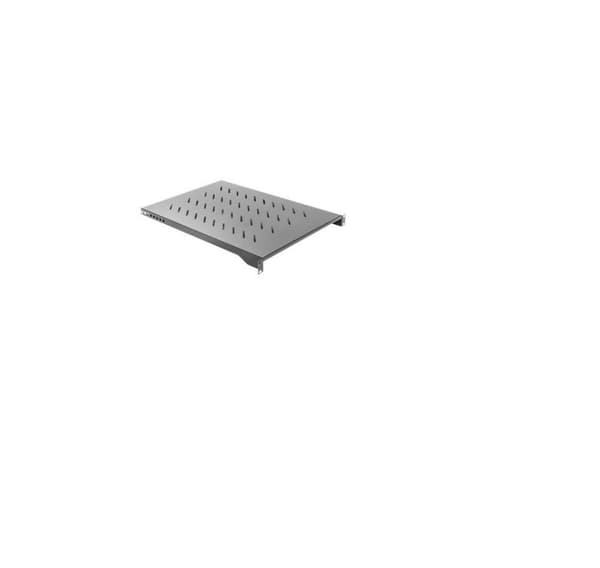 Lanberg, 19" fast hylle 1U/483x700mm, maks lastekapasitet opptil 15kg, AK-1010-B