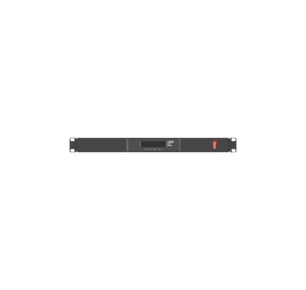 Lanberg, 19" ventilatorenhed/ventilationspanel med LCD 4 blæsere + termostat 230V, AK-1503-B