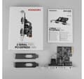Miniatyrbilde 4 av 6: AXAGON, PCI-Express-kort med to 250 kbps serielle porter, PCEA-S2N