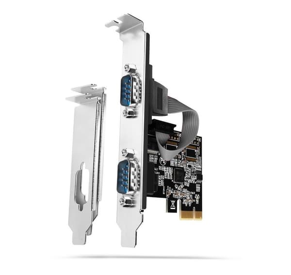 AXAGON, PCI-Express-kort med to 250 kbps serielle porter, PCEA-S2N