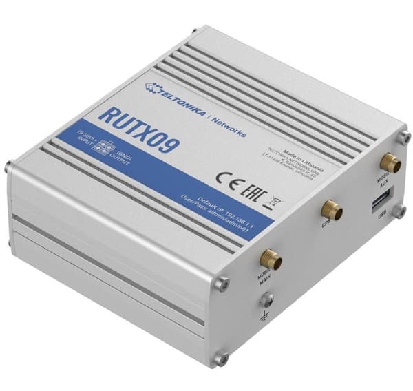 Teltonika, robust industriel LTE-A Cat6-router, RUTX09