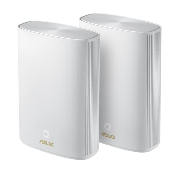Asus, ZenWiFi AX Hybrid (XP4) (2pk hvid) Hvid