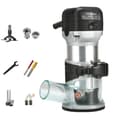 Miniatyrbillede 1 af 2: Elektrisk Trimmer til Træ, 2000W Maksimal Effekt, 6 Hastighedsindstillinger, Aluminiumlegering Hus,2000W 220V Sort