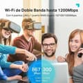 Miniatyrbillede 4 af 11: Router TP-Link Archer C6 300 Mbit/s Sort