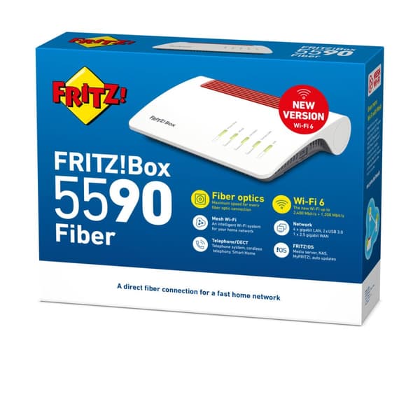 Reititin Fritz! FRITZBOX 5590 FIBER Valkoinen