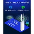 Miniatyrbillede 6 af 8: Router Cudy LT700 Outdoor_EU Hvid RJ45 RJ45 x 1 Wi-Fi 5 GHz Wi-Fi 4
