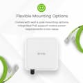 Miniatyrbillede 4 af 11: Router ZyXEL FWA-710-EU0102F Hvid RJ45 Ethernet LAN
