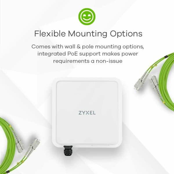 Router ZyXEL FWA-710-EU0102F Hvid RJ45 Ethernet LAN
