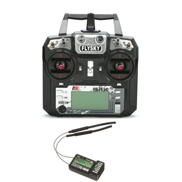 Transmitter + receiver set FlySky FS-i6x + A6B