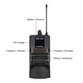Miniatyrbillede 4 af 4: Trådløst Dual Lavalier Mikrofonsystem, 30 Kanal UHF, 60m Rækkevidde