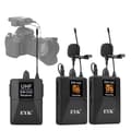 Miniatyrbillede 1 af 4: Trådløst Dual Lavalier Mikrofonsystem, 30 Kanal UHF, 60m Rækkevidde