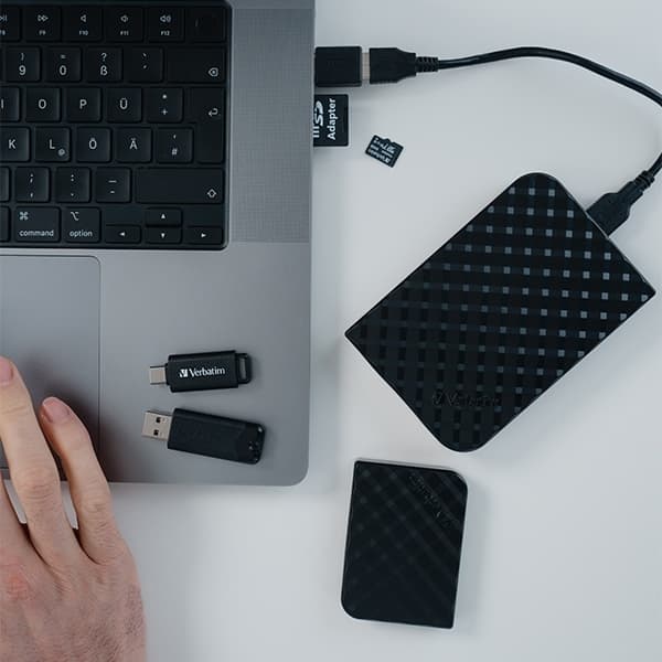 Verbatim Minneskort microSDXC 64GB V10 Med Adapter - Svart