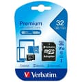 Miniatyrbild 9 av 9: Verbatim Minneskort microSDHC 32GB V10 Med Adapter - Svart