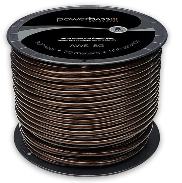 Powerbass 8mm2 jordkabel