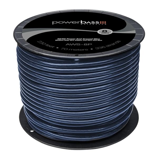Powerbass 8mm2 strömkabel