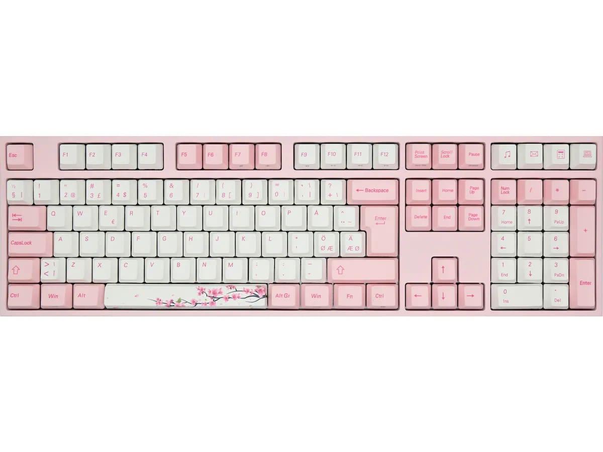 Varmilo VA109M Sakura Full-Size/Pink LED/MX Blue