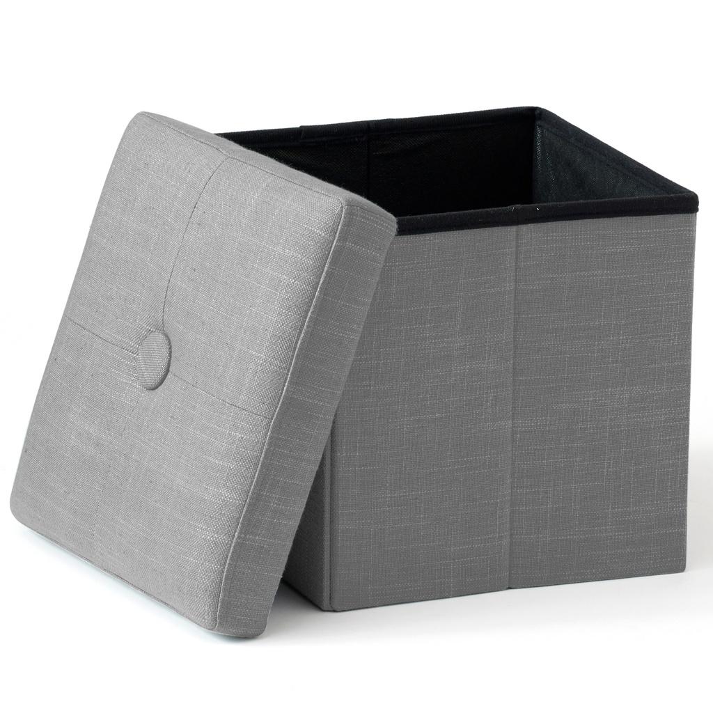 Kid's Concept Sittpuff med förvaring grå