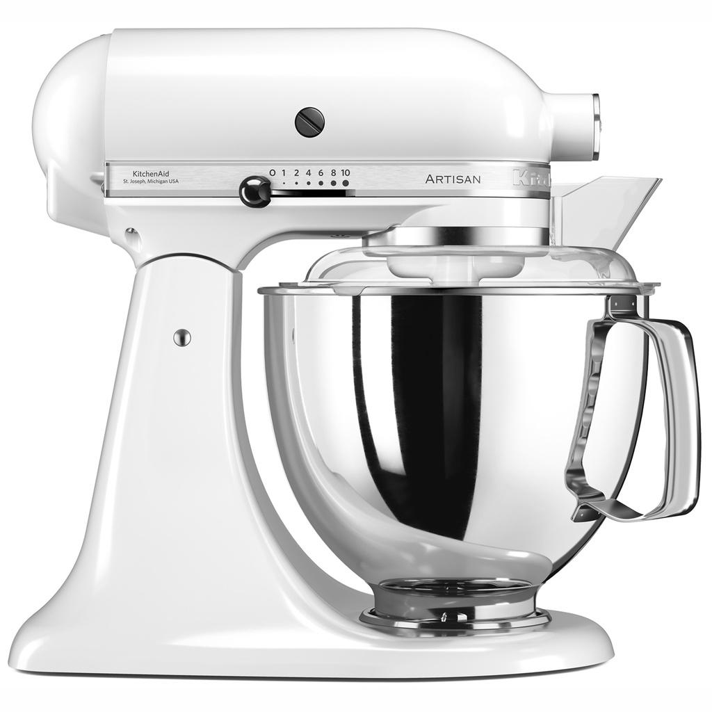 Kitchenaid Artisan köksmaskin vit 4,8 + 3 liter 175EWH