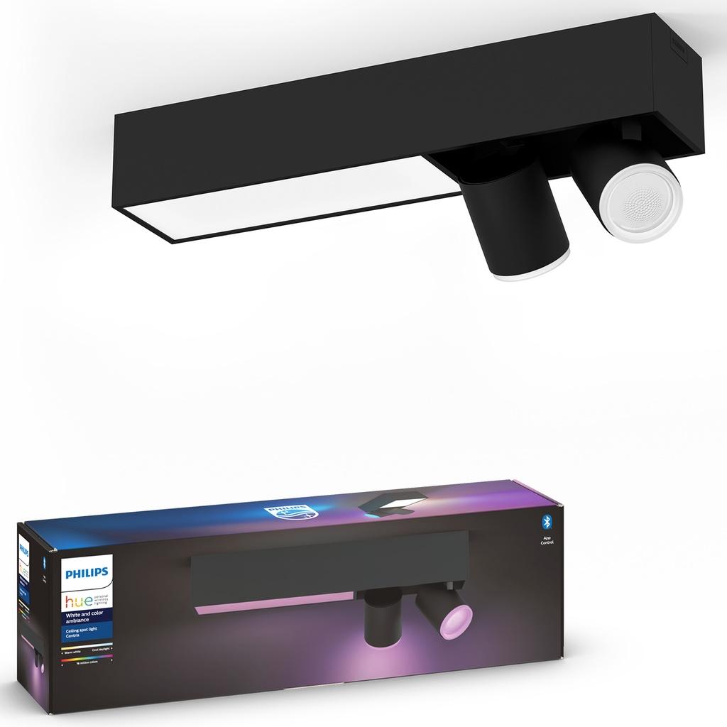 Philips Hue Centris 2 x 5.7W Spots Black
