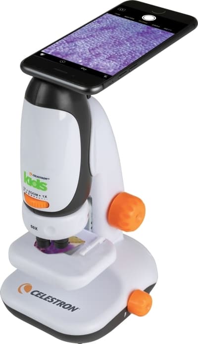 CELESTRON KIDS MICROSCOPE WITH PHONE ADAPTER