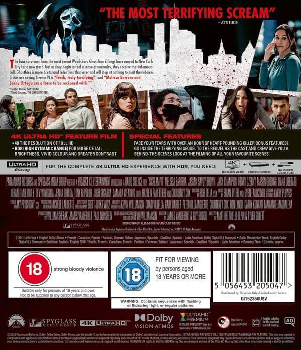 Scream VI (4K Ultra HD) (Import)