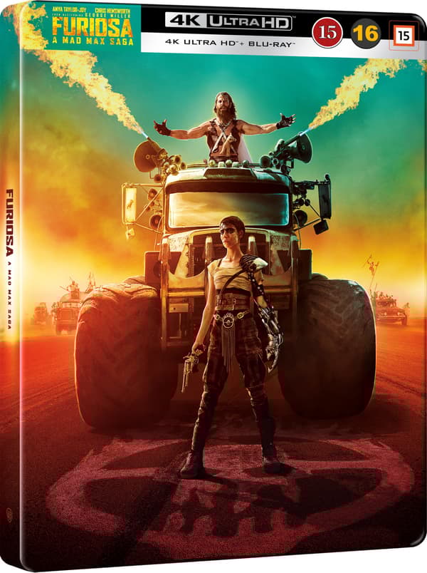 Furiosa: A Mad Max Saga - Limited Steelbook CDON Exclusive (4K Ultra HD + Blu-ray)