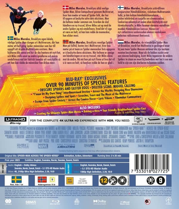Spider-Man: Across the Spider-Verse (4K Ultra HD + Blu-ray)