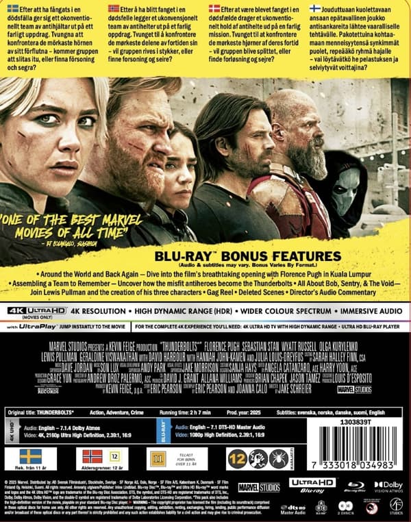 Thunderbolts Steelbook Limited Edition (4K Ultra HD+Blu-ray)