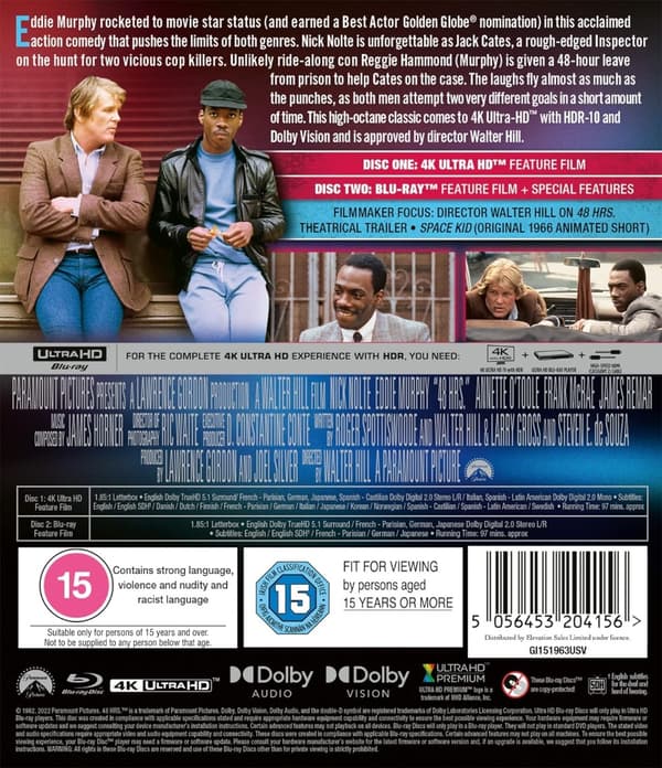 48 Hrs (4K Ultra HD + Blu-ray) (Import)