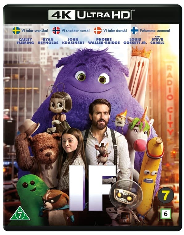 IF: Låtsaskompisar (4K Ultra HD)