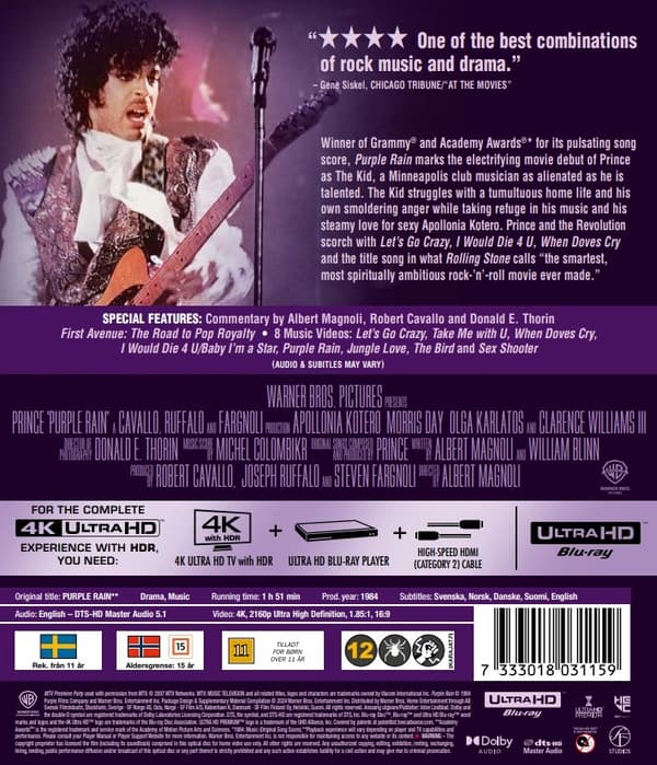 Purple Rain (4K Ultra HD)