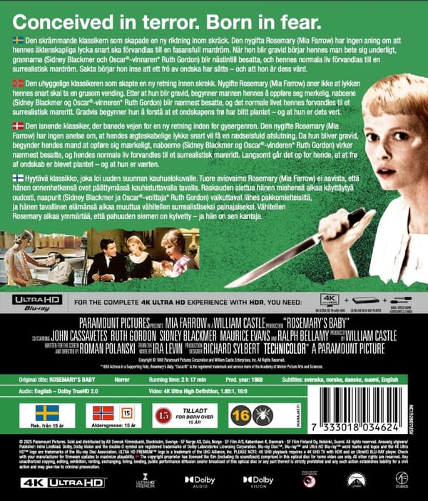 Rosemary's Baby (4K Ultra HD)