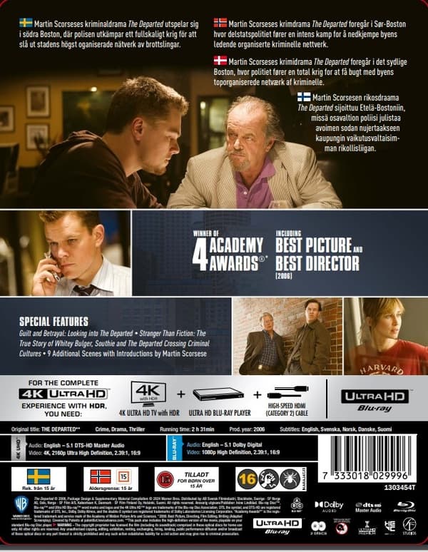 The Departed - Limited Steelbook (4K Ultra HD + Blu-ray)