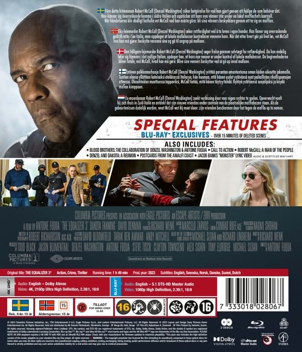 The Equalizer 3 (4K Ultra HD + Blu-ray)