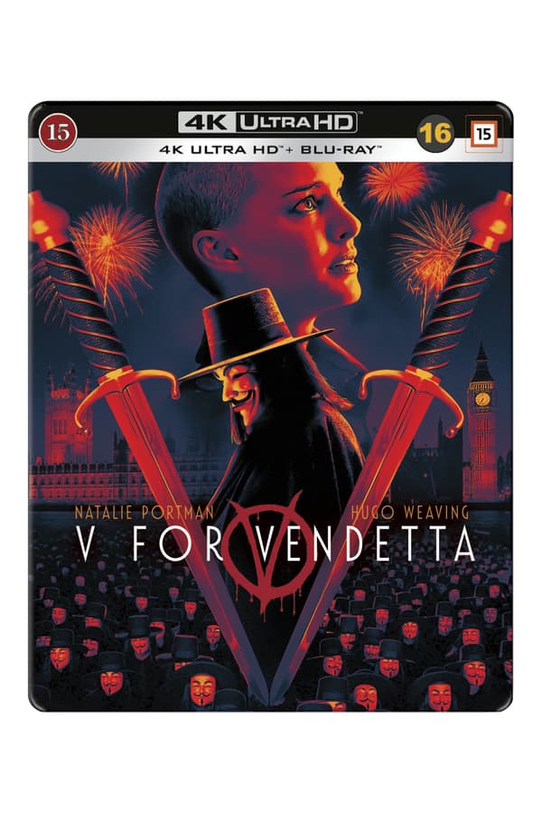 V For Vendetta Steelbook Limited Edition (4K Ultra HD+Blu-ray)