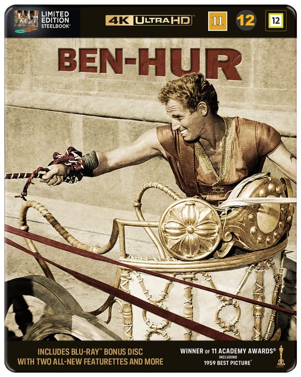 Ben-Hur Limited Edition Steelbook (4K Ultra HD + Blu-ray) (Nordic) Ben-Hur Limited Edition Steelbook (4K Ultra HD + Blu-ray) (Nordic)