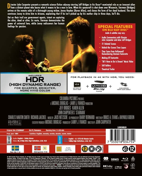 Starman Steelbook Limited Edition (4K Ultra HD + Blu-ray)